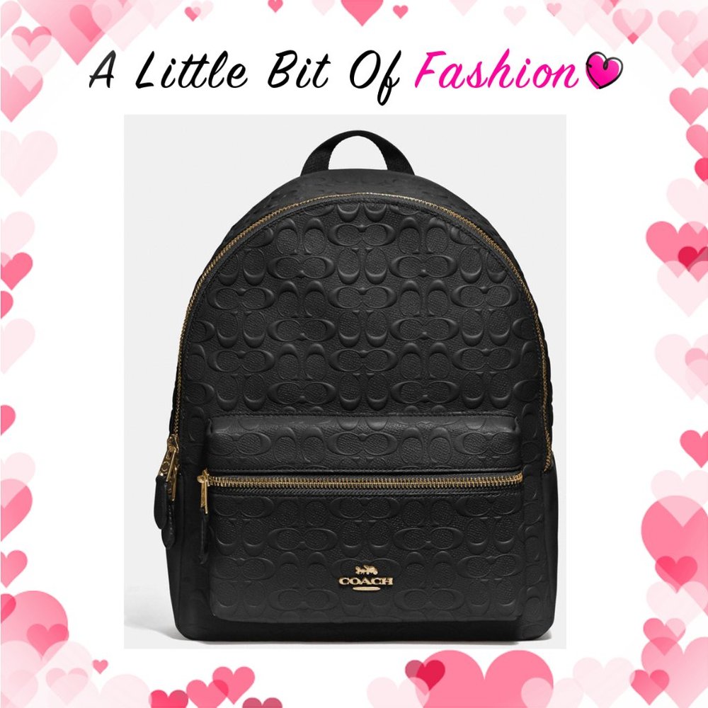 Coach F49498 Medium Charlie Backpack Black